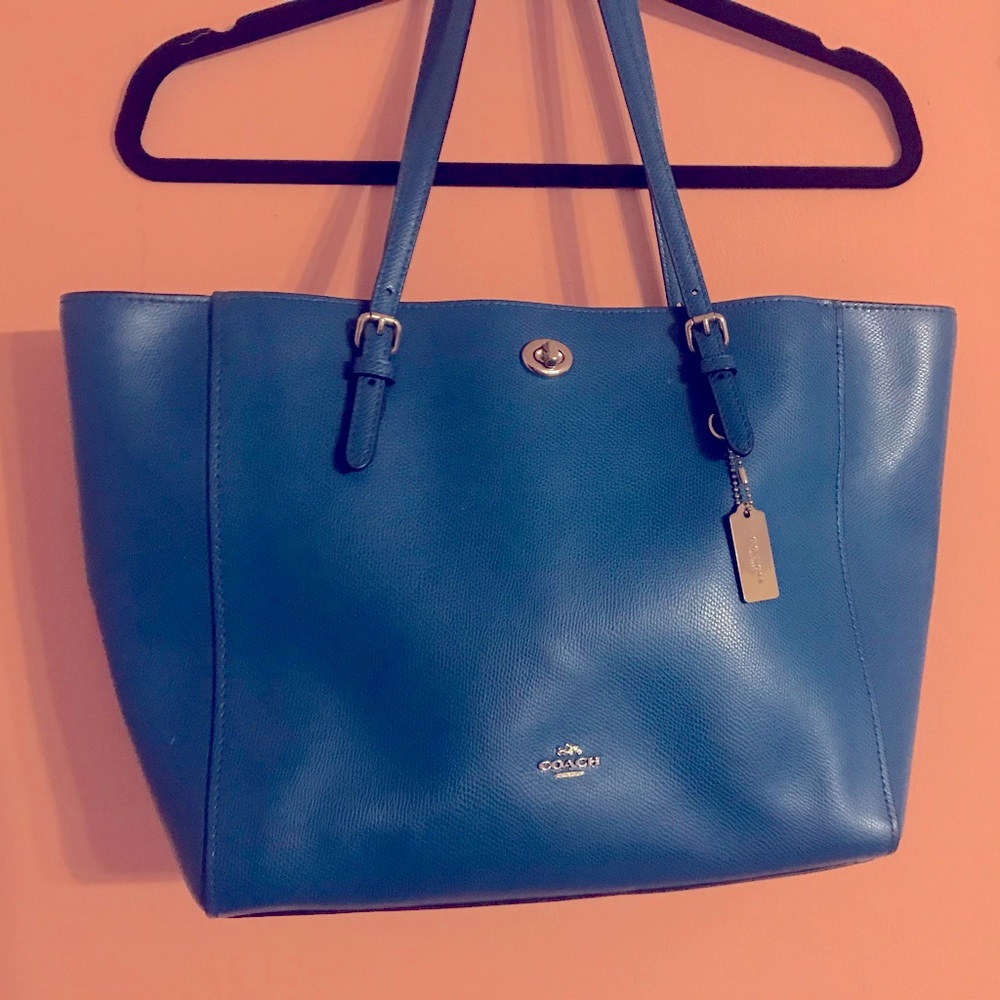 Azure silver Coach Bag